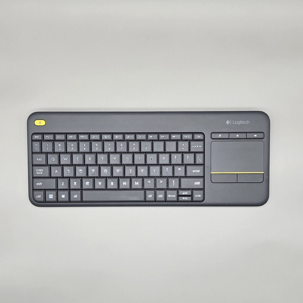 Logitech K400 Plus Wireless Touch Keyboard with USB Receiver - Black